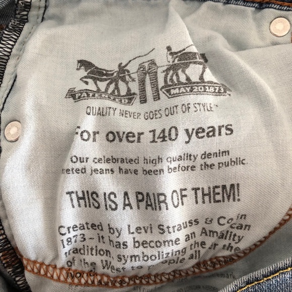 Levi’s 511 Light Wash Jeans 33W 30L - Picture 6 of 6